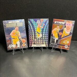 Luka Dončić Mosaic Basketball Trading Card Lot In Lakers Uniform